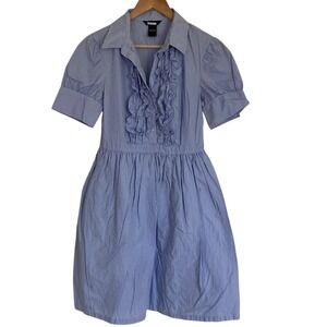 Moda International Blue Ruffle Dress